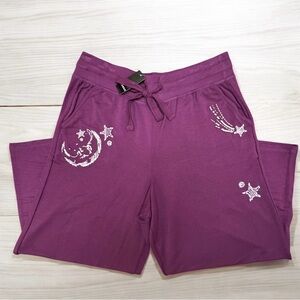 Torrid French Terry Full Length Wide Lounge Pajama Pants, Plus Size